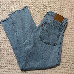 Levi wedgie straight jeans